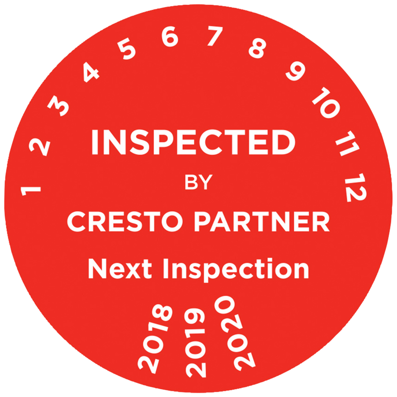 BESIKTNINGSDEKAL PARTNER RUND CRESTO 19 MM