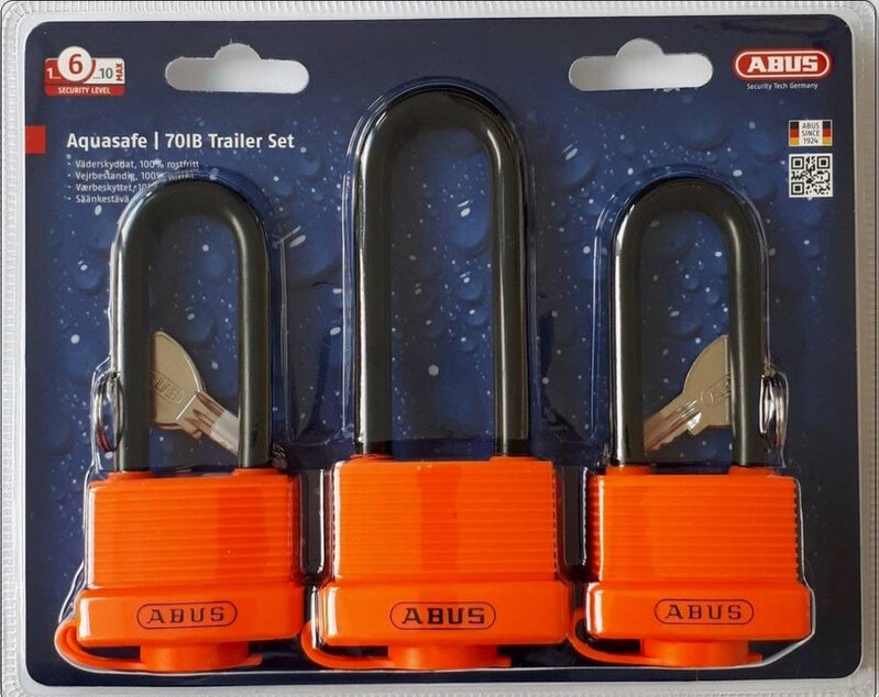 HÄNGLÅS ABUS 70IB 3-P TRAILER