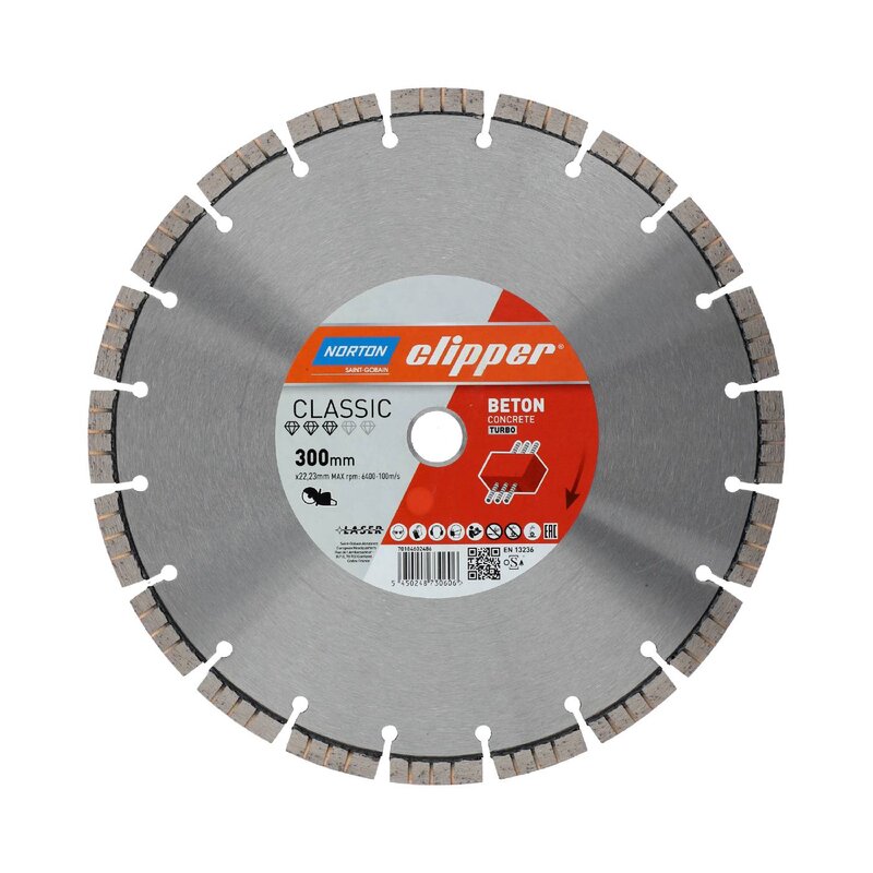 DIAMANTKLINGA NORTON CLIPPER CLASSIC BETON TURBO 115X22,23