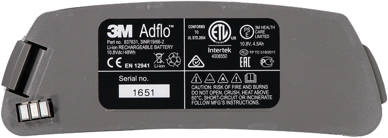 BATTERI HEAVY DUTY LI-ION 837631 3M ADFLO