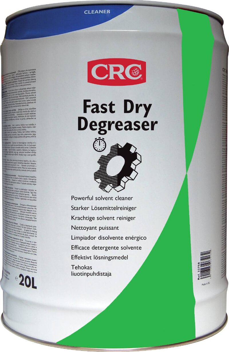 AVFETTNING FAST DRY DEGREASER CRC 20L