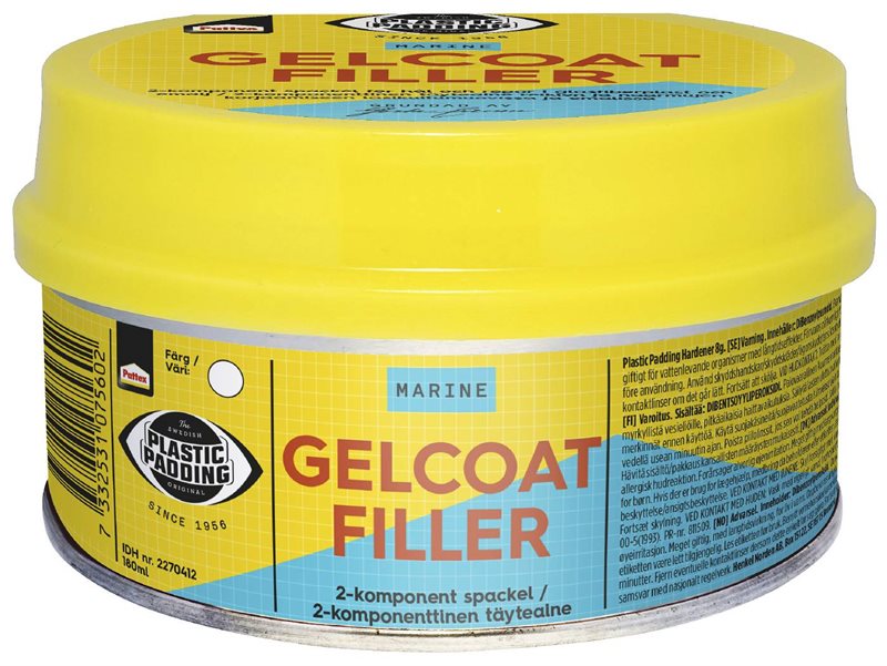 SPACKEL GELCOAT 180ML PLASTIC PADDING GELCOAT