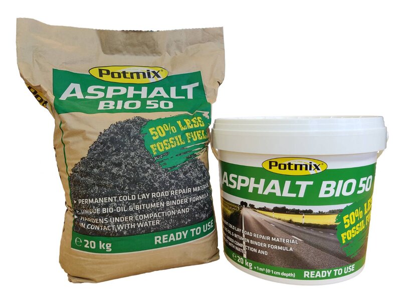 REPARATIONSASFALT BIO 50 POTMIX HINK 20KG
