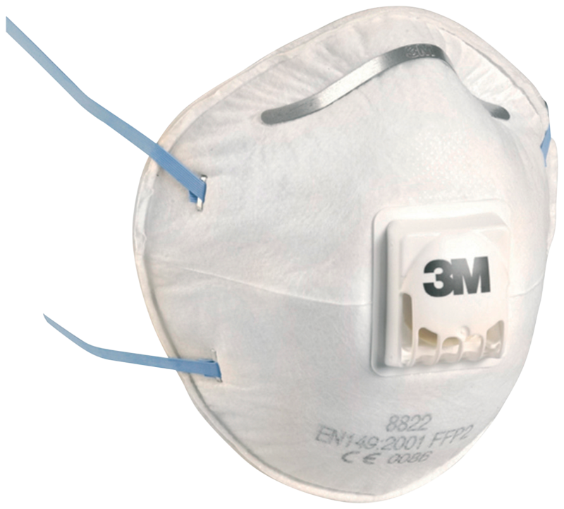 HALVMASK FILTRERANDE 8822 3M KLASS P2 VENTIL