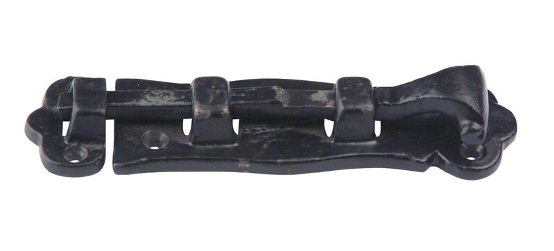 SKJUTREGEL MILLERS SMIDE SVART 115X39MM