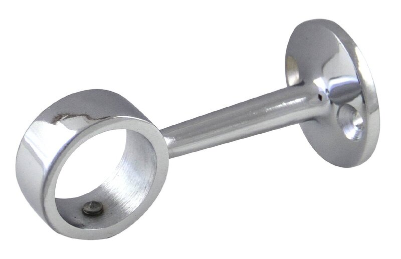 RÖRHÅLLARE ÖPPEN MILLERS KROM Ø25MM