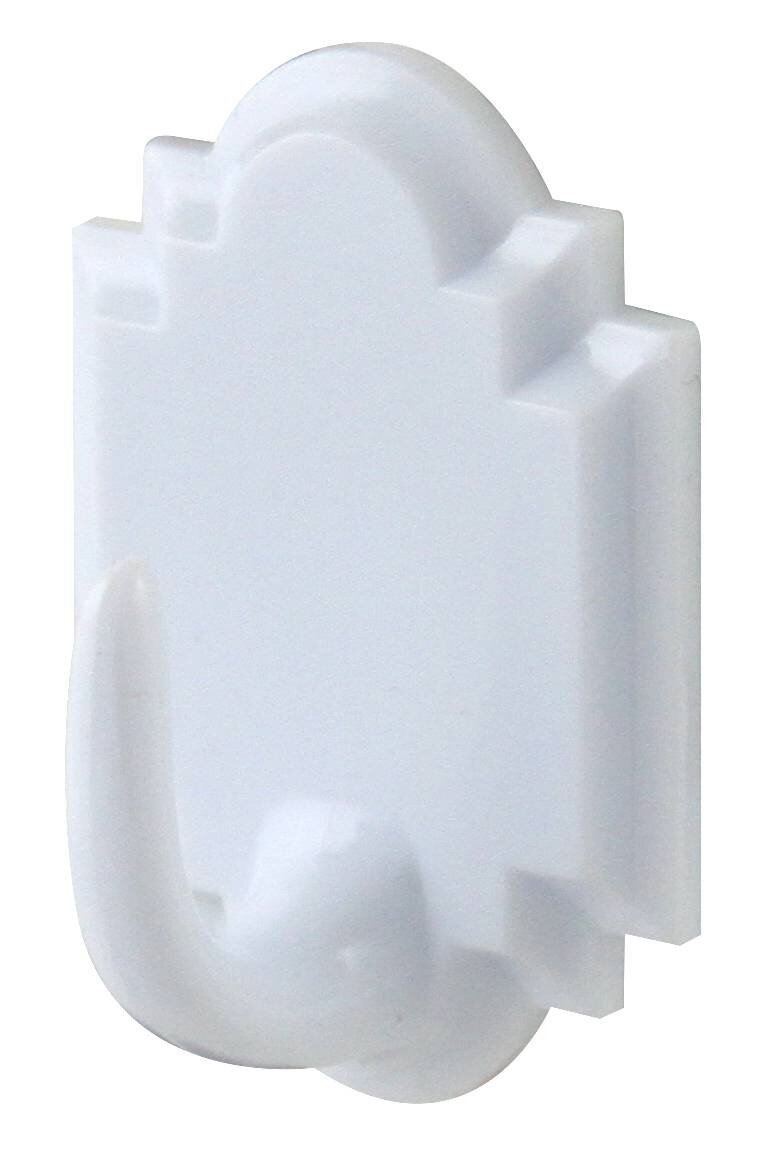PLASTKROK MILLERS MEDIUM SJÄLVHÄFTANDE VIT 32/13MM