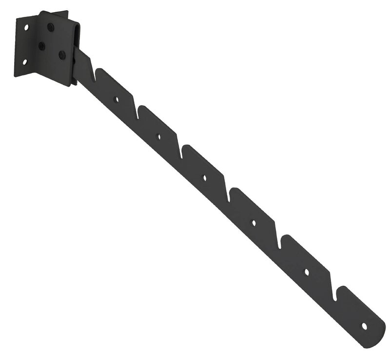 BALKONGHÄNGARE 740 MILLERS SVART 420MM