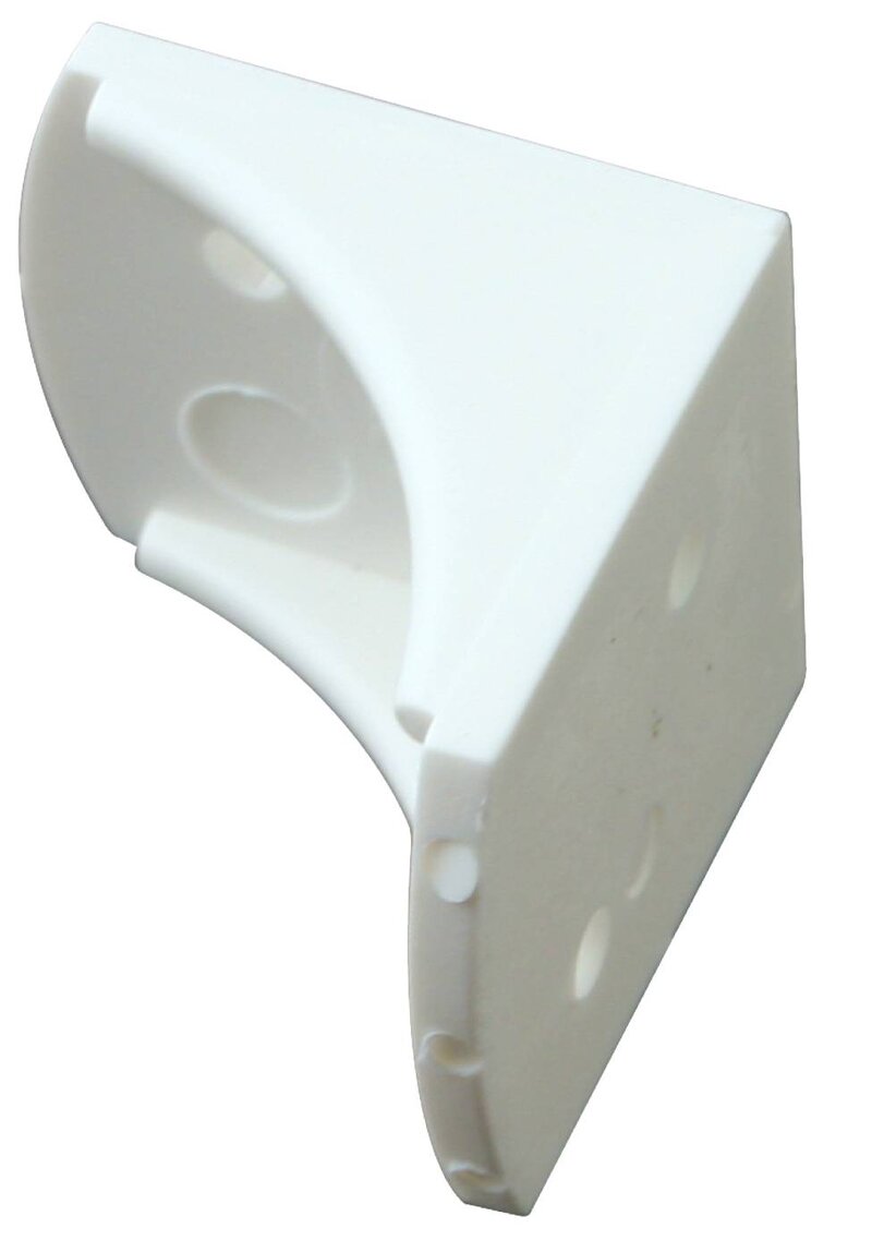 MÖBELVINKEL 6400 MILLERS PLAST VIT 23MM