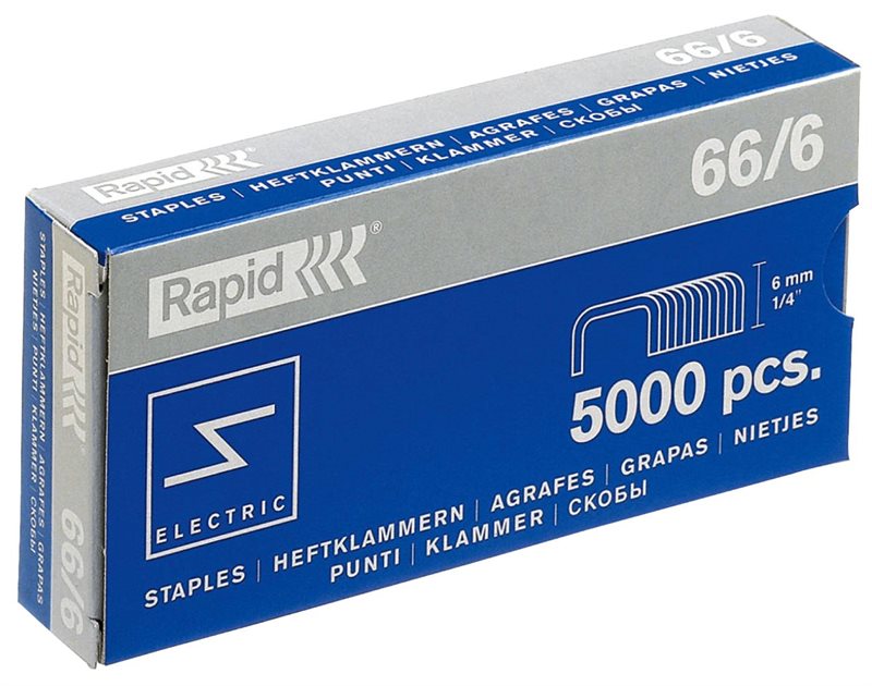 HÄFTKLAMMER ELHÄFTARE 66/6