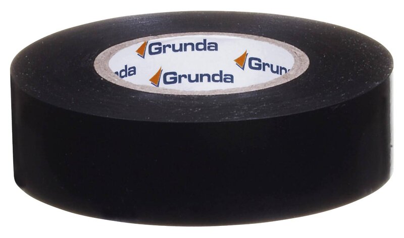 ELTEJP GRUNDA IEC-MÄRKT SVART 19MMX20M