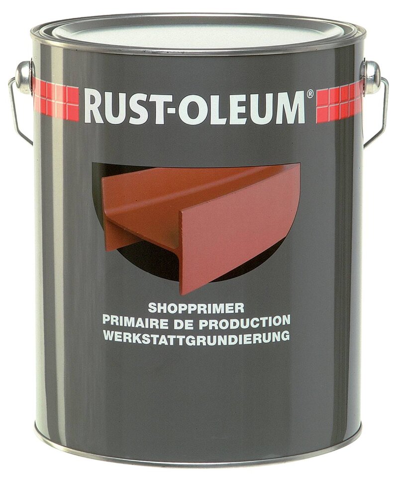 ROSTSKYDDSFÄRG SHOP-PRIMER RUST-OLEUM RÖDBRUN 5L