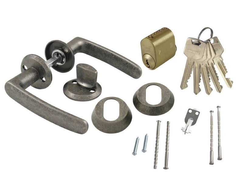 BEHÖRSSATS FAGER OVAL CYLINDER MILLERS JÄRN ANTIK