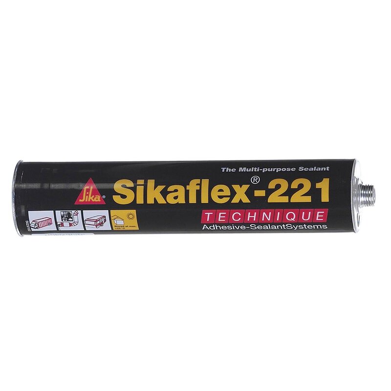 LIM- OCH FOGMASSA SIKAFLEX-221 SVART 310ML