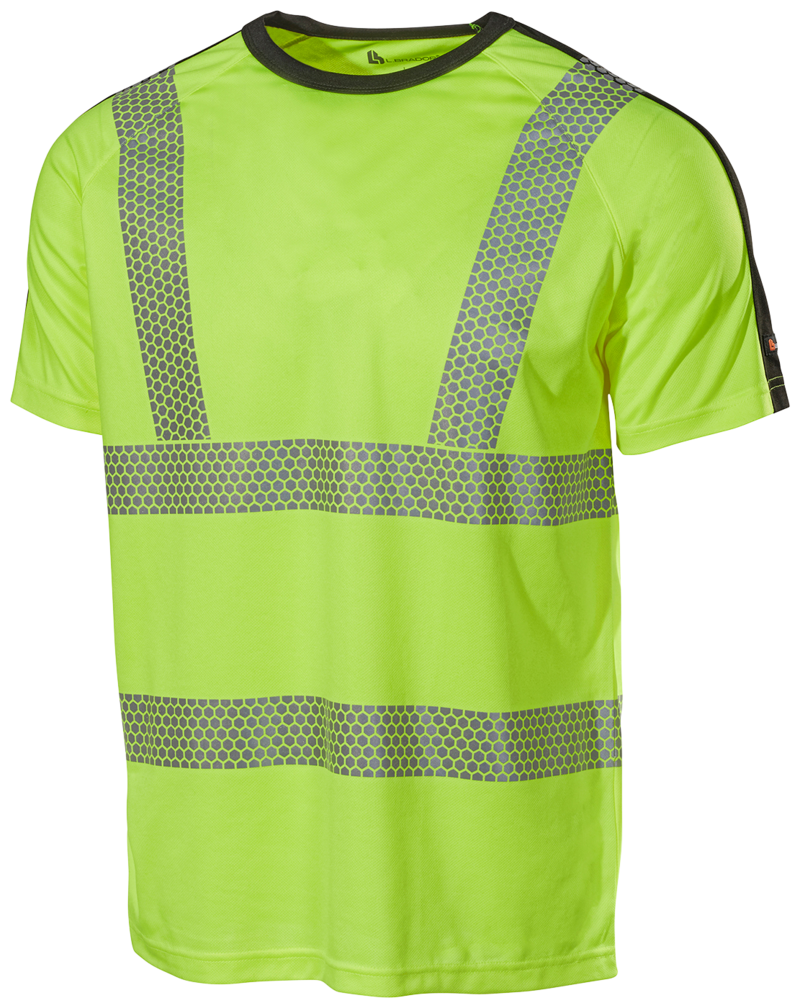T-SHIRT 6120P L.BRADOR GUL/SVART XS