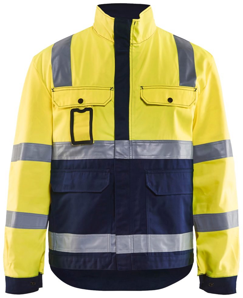 JACKA 40231804 BLÅKLÄDER GUL/MARINBLÅ XS