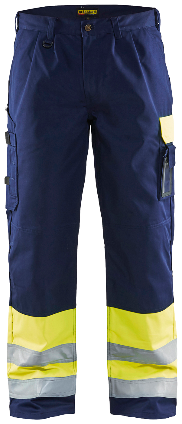 BYXA 15841860 BLÅKLÄDER GUL/MARINBLÅ C46
