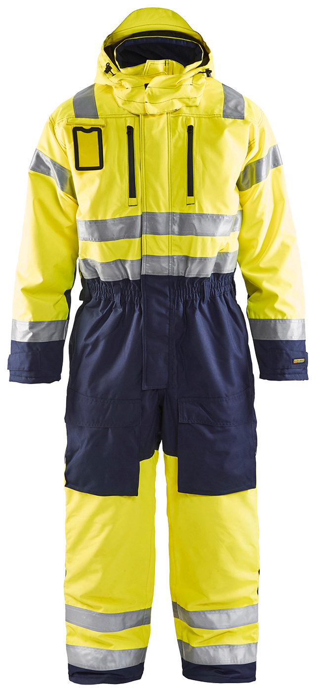 OVERALL 67631977 BLÅKLÄDER GUL/MARINBLÅ C46