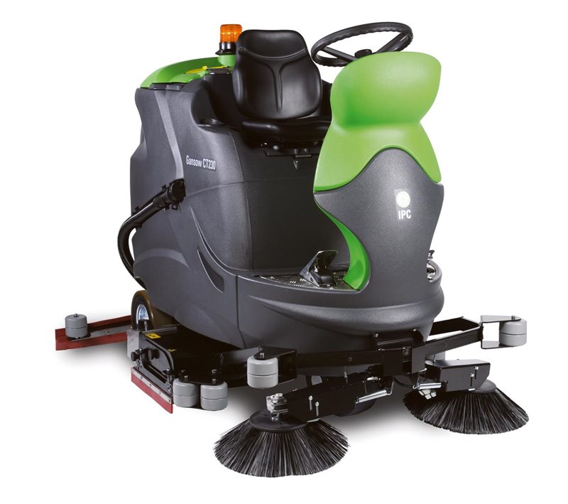 CT230BT100R Åkbar Sopskurmaskin inkl batteri och laddare
